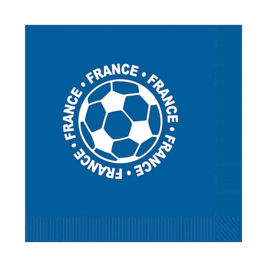 France Soccer Luncheon Napkins